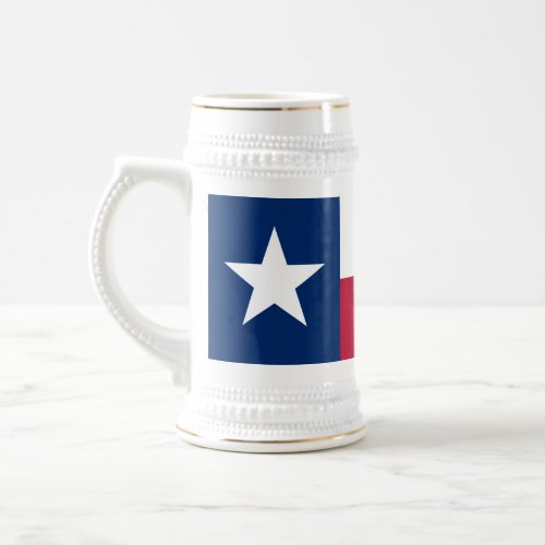 Texas State Flag Beer Stein