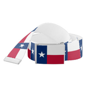 Texas State Flag Belt