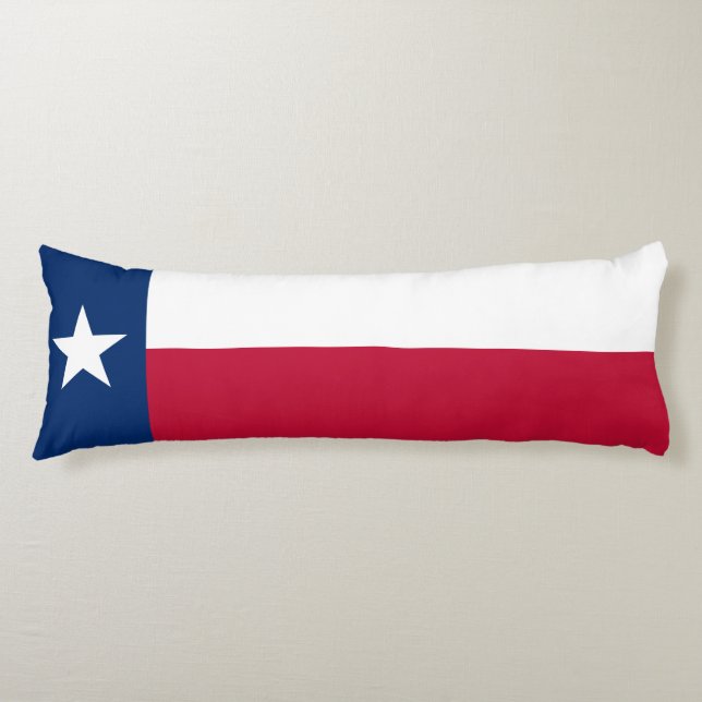 Texas State Flag Body Pillow (Front)