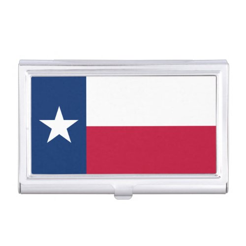 Texas State Flag Business Card Case