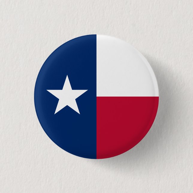 Texas State Flag Button (Front)