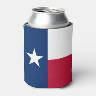 Texas State Flag Can Cooler