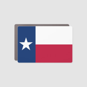 Texas State Flag Car Magnet