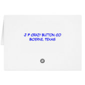 Texas State Flag Cards (Back Horizontal)