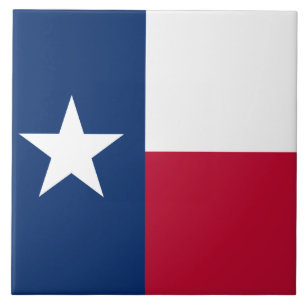 Texas State Flag Ceramic Tile