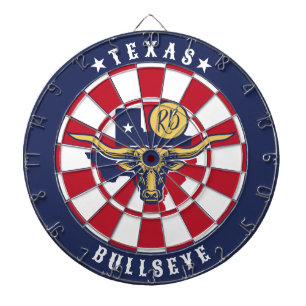Texas State Flag Dart Board