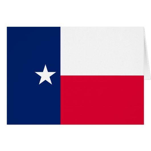 Texas State Flag Design Cards (Front Horizontal)