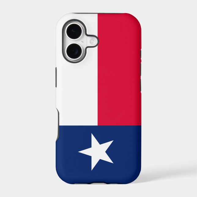 Texas State Flag Design Case-Mate iPhone Case (Back)