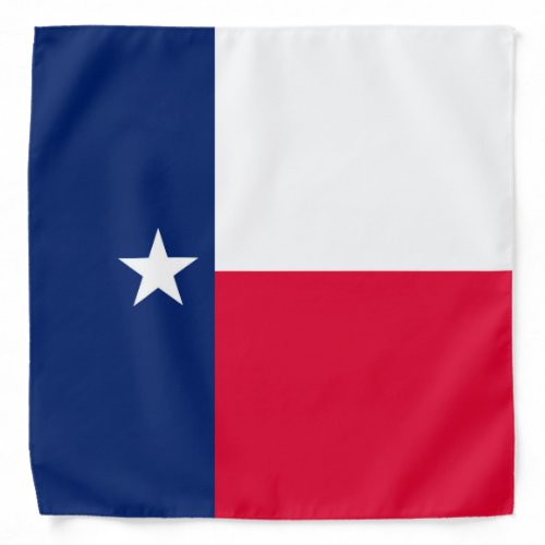 Texas State Flag Design Decor Bandana