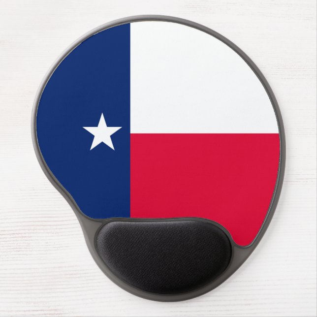 Texas State Flag Design Gel Mouse Pad (Front)