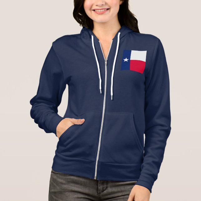 Texas State Flag Design Hoodie (Front)