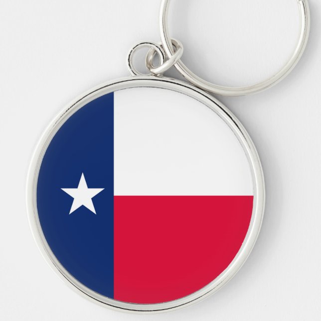 Texas State Flag Design Keychain (Front)