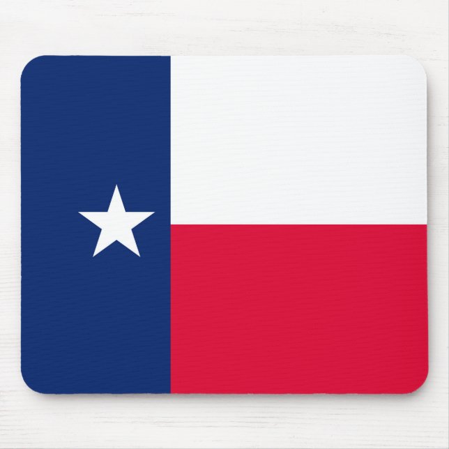 Texas State Flag Design Mouse Pad (Front)