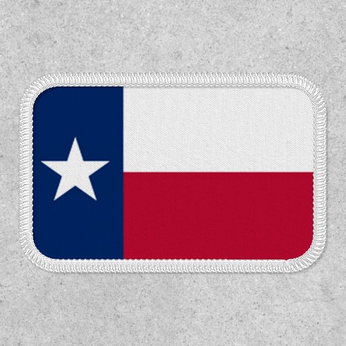 Texas State Flag Design Patch
