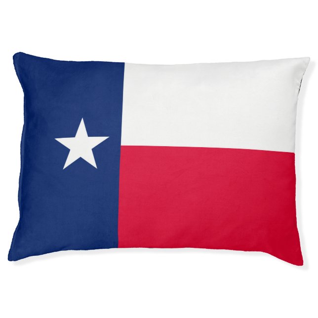 Texas State Flag Design Pet Bed (Front)