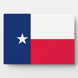 Texas State Flag Design Plaque