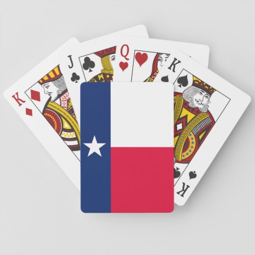Texas State Flag Design Playing Cards