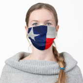 Texas State Flag Face Mask (Worn)