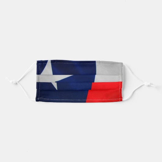 Texas State Flag Face Mask (Front, Folded)