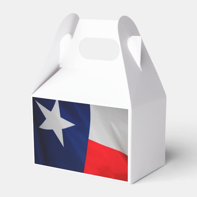 Texas State Flag Favor Box (Front Side)