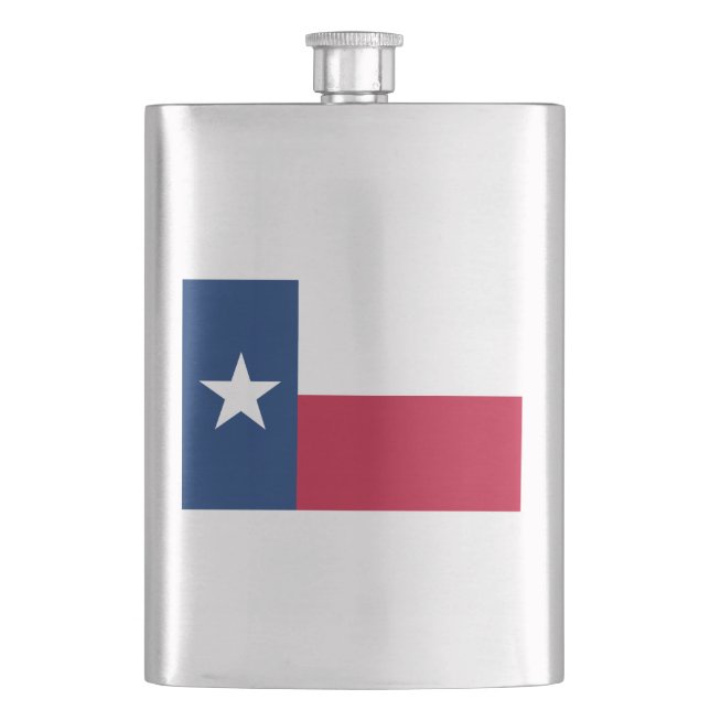 Texas State Flag Flask (Front)