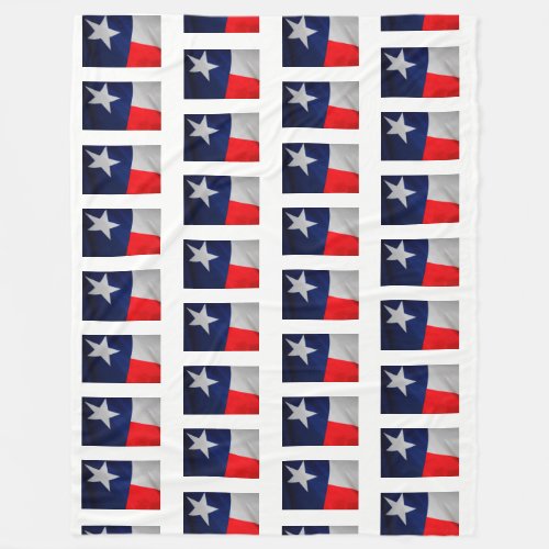 Texas State Flag Fleece Blanket