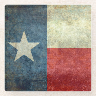 Texas State Flag Glass Coaster