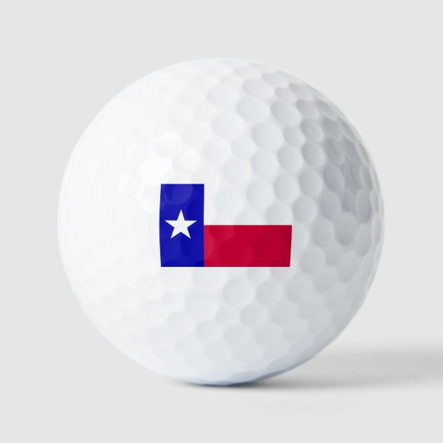 Texas State Flag  Golf Balls (Front)