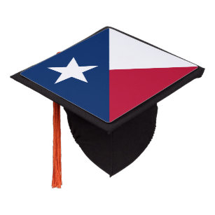Texas State Flag Graduation Cap Topper
