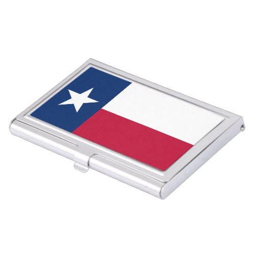 Texas state flag _ high quality authentic color case for business cards