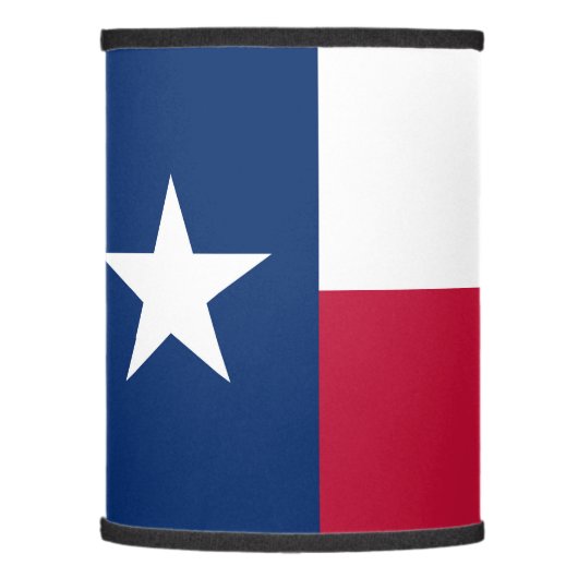 Texas state flag - high quality authentic color lamp shade (Left)