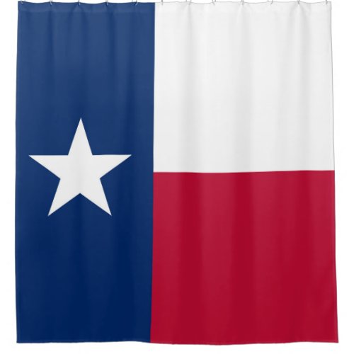 Texas state flag _ high quality authentic color shower curtain