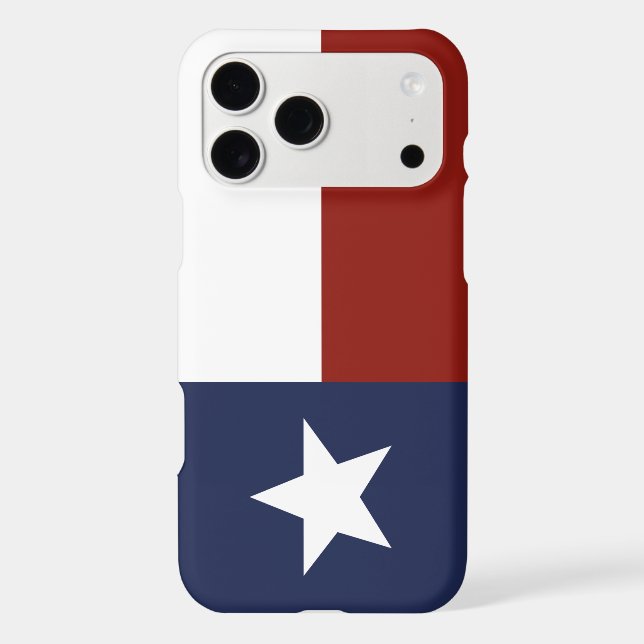 Texas State Flag Iphone Case (Back)