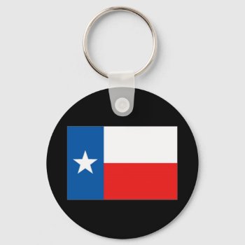 Texas State Flag Keychain by slowtownemarketplace at Zazzle