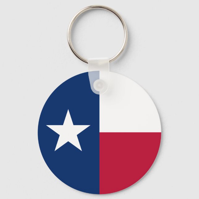 Texas State Flag Keychain (Front)