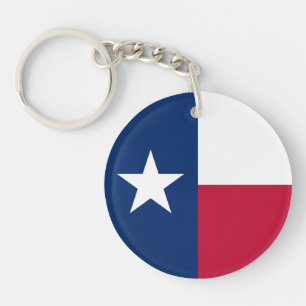 Texas State Flag Keychain