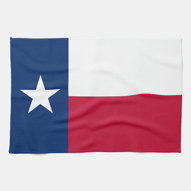 Texas State Flag Kitchen Towel (Horizontal)