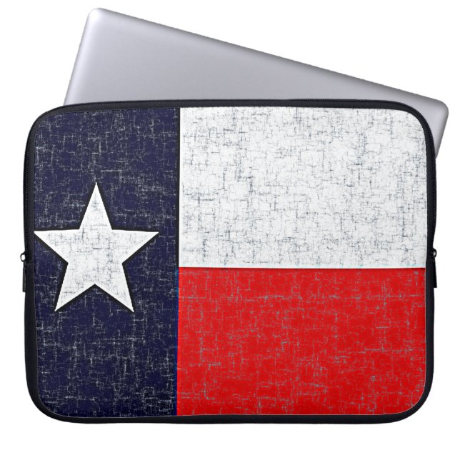 TEXAS STATE FLAG Laptop Sleeve (Front)