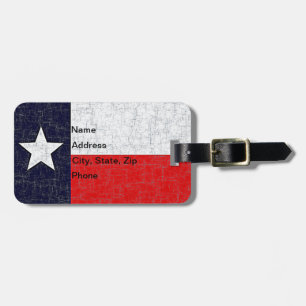 TEXAS STATE FLAG Luggage Tag