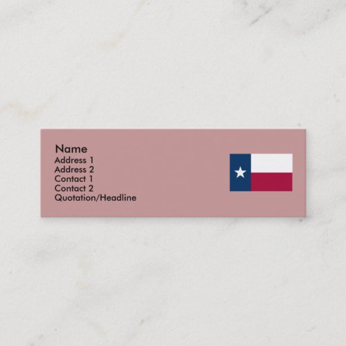 Texas State Flag Business Card Templates