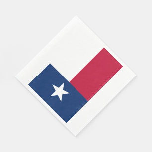 Texas State Flag Napkins