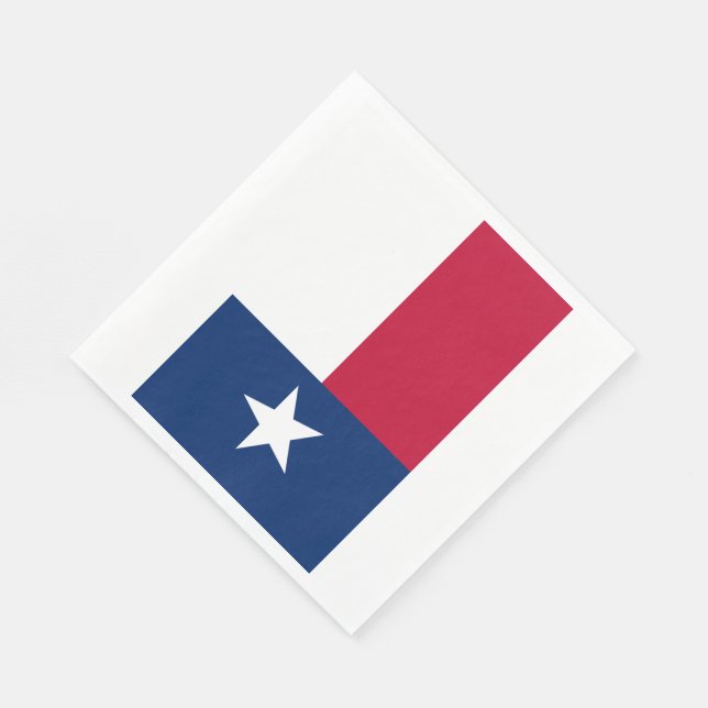 Texas State Flag Napkins (Corner)