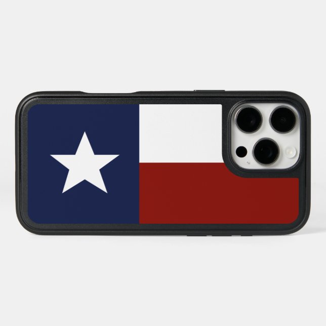 Texas State Flag Otterbox iPhone Case (Back Horizontal)