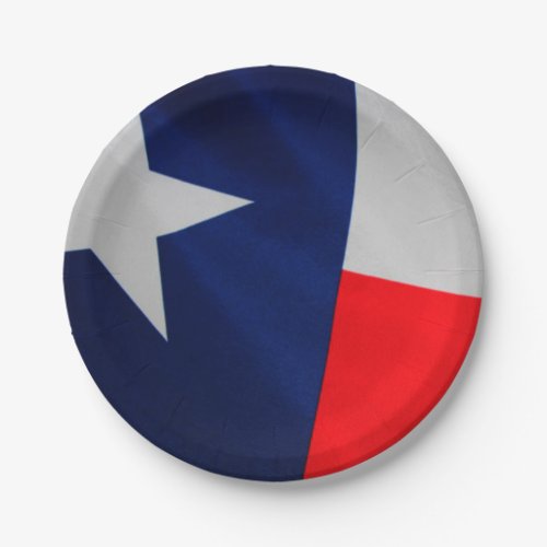 Texas State Flag Paper Plates