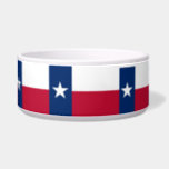 Texas State Flag Pet Bowl<br><div class="desc">Treat your furry friend like a Lone Star VIP with our premium pet bowl featuring the proud flag of Texas! Give your pet a taste of Texas pride with our stylish pet bowl, adorned with the iconic Lone Star flag design. The bold red, white, and blue colors add a patriotic...</div>