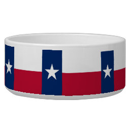 Texas State Flag Pet Bowl