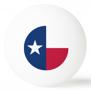 Texas State Flag Ping Pong Ball