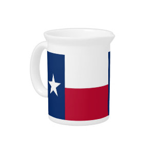 Texas State Flag Pitcher