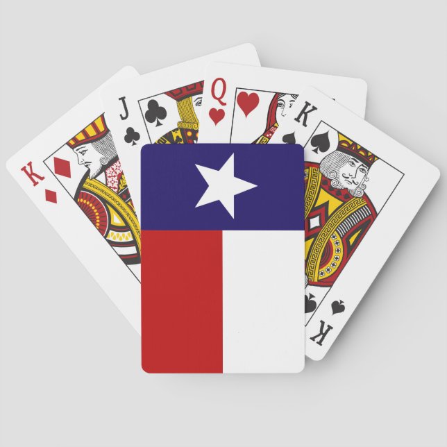 Texas State Flag Playing Cards (Back)