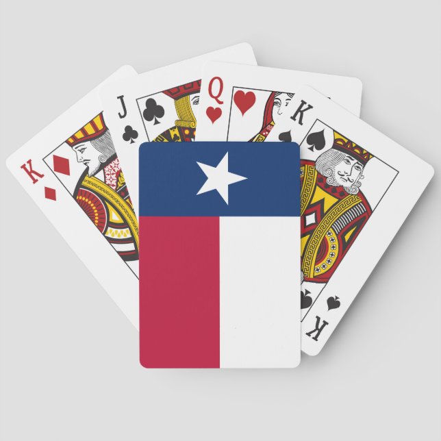 Texas State Flag Poker Cards (Back)